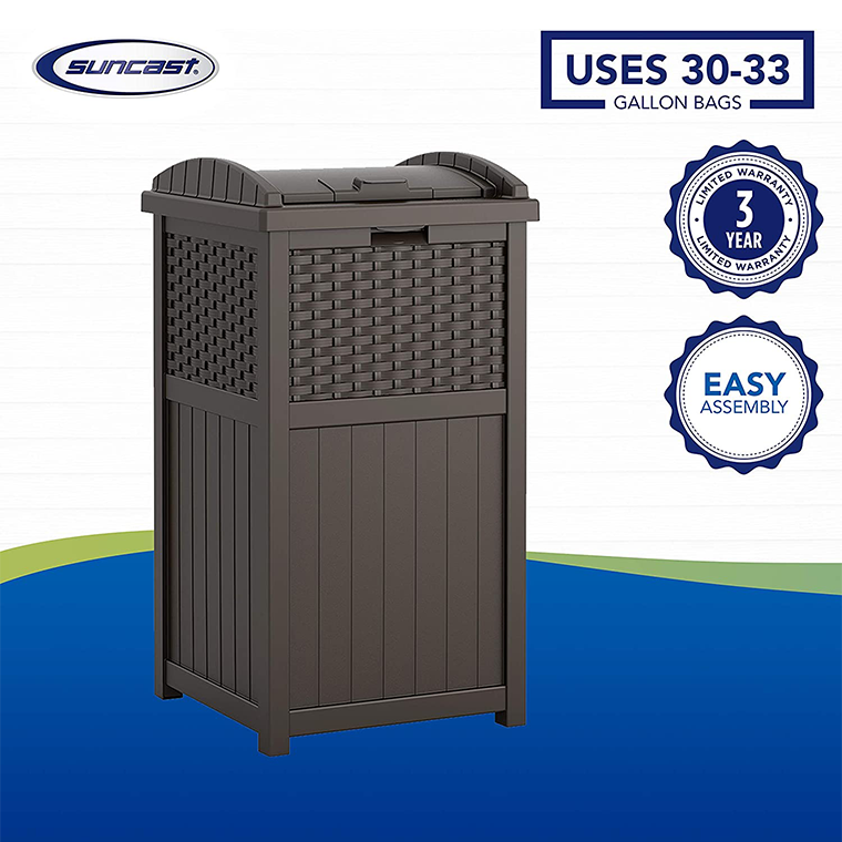 Untitled-12-31 Outdoor Trash with Lid - Image 3